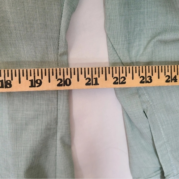 Class A Sage Army Green Dress Uniform Long Sleeve tuck in button Shirt sz 16x32 - Picture 6 of 8